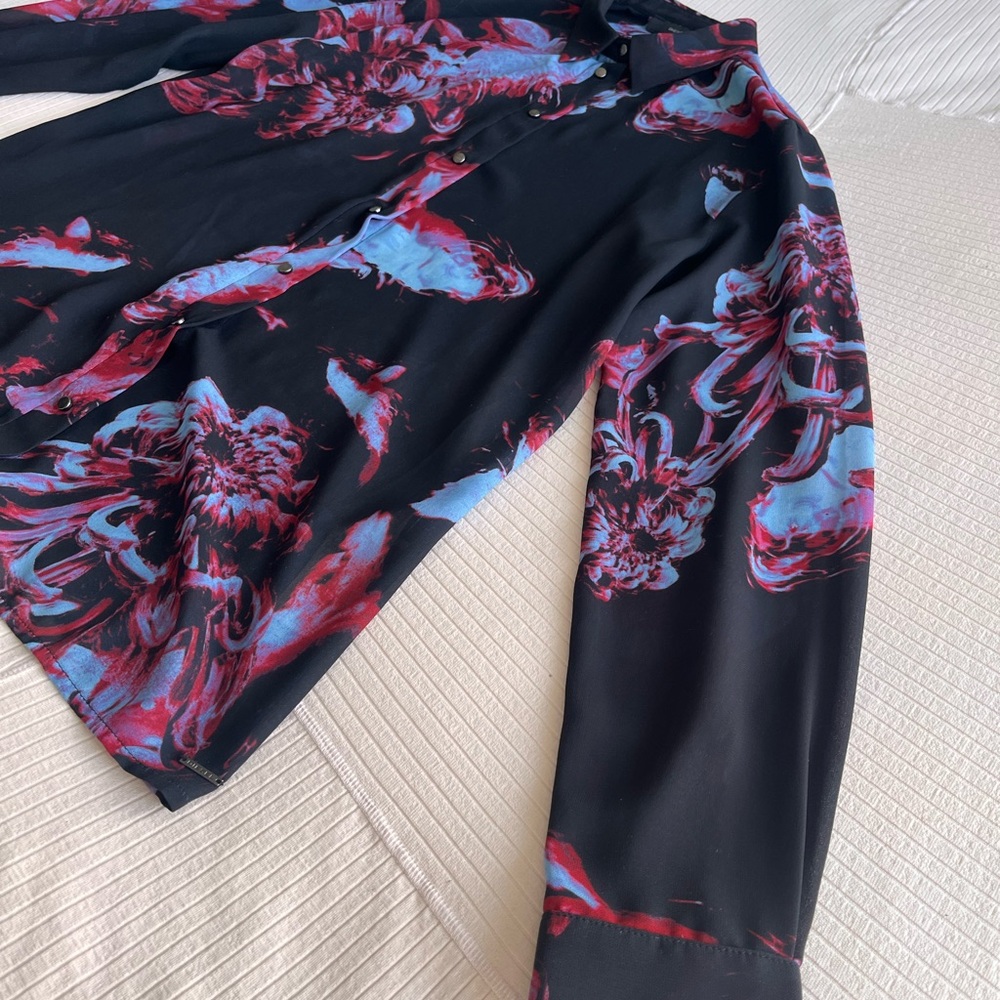 Vintage Diesel Floral pattern Button-Up Shirt